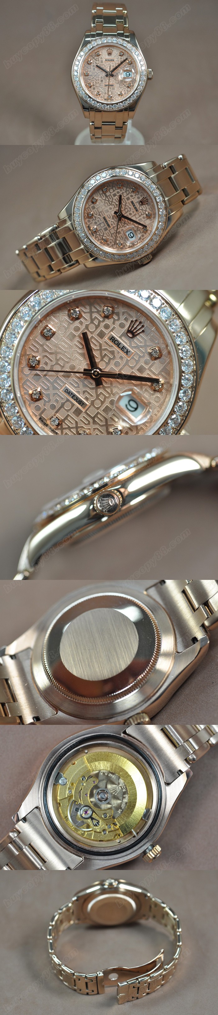 勞力士 Rolex DateJust 40mm YG Diam Diamond Bezel A-2836 自動機芯搭載0