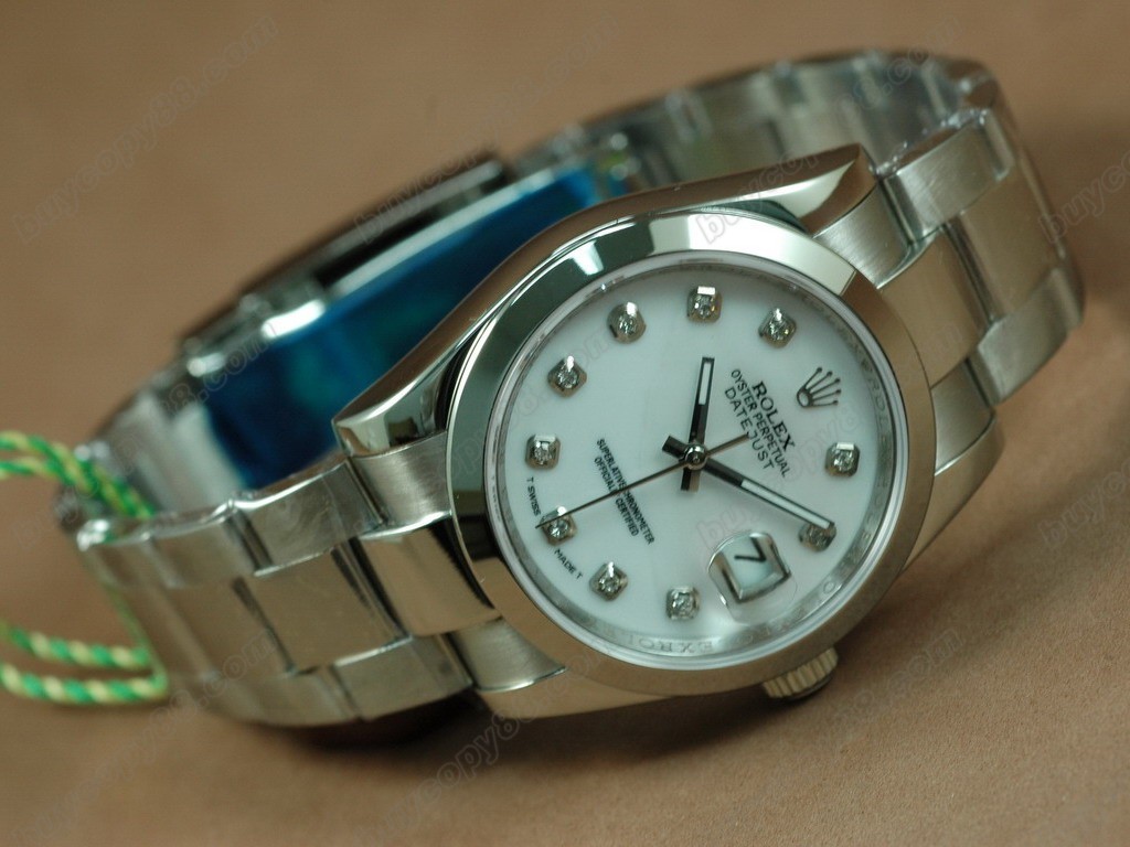 勞力士【男性用】 DateDay 36mm SS/SS White Dial A-2836-2 自動機芯搭載1