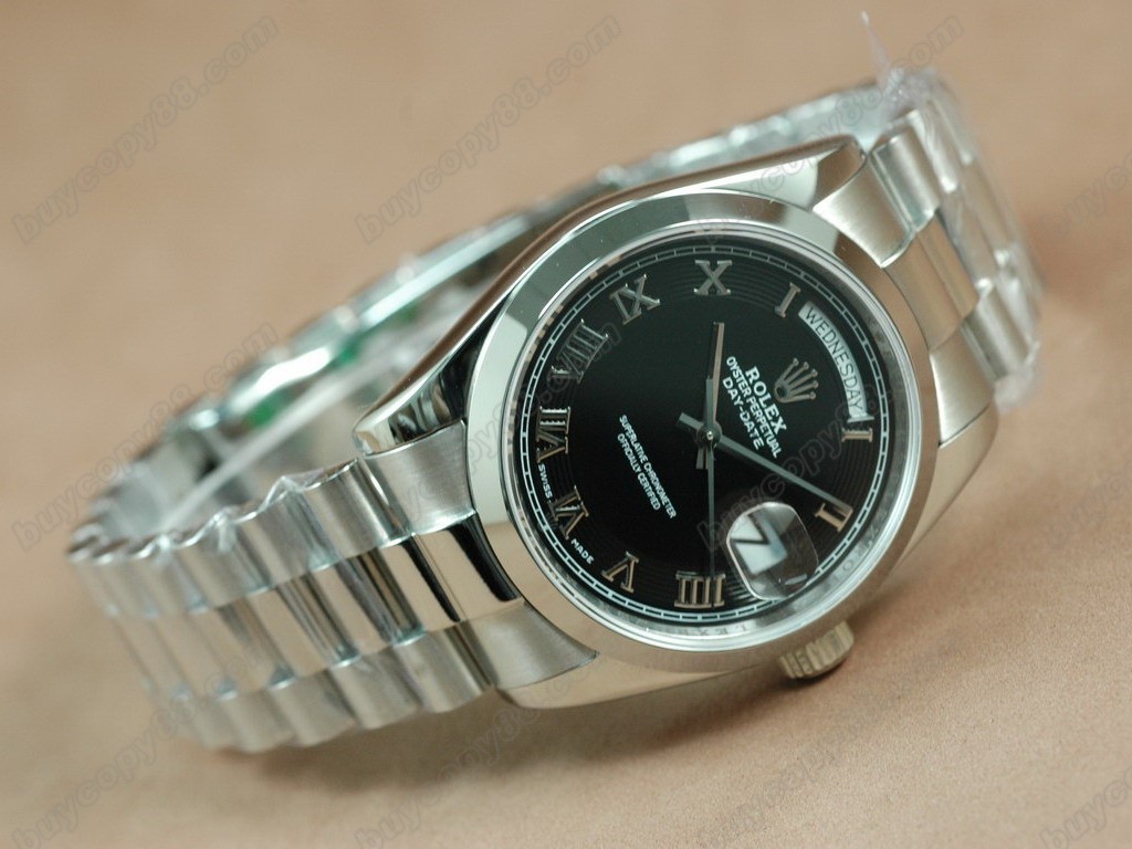 勞力士【男性用】 DateDay 36mm SS/SS White Dial A-2836-2 自動機芯搭載5