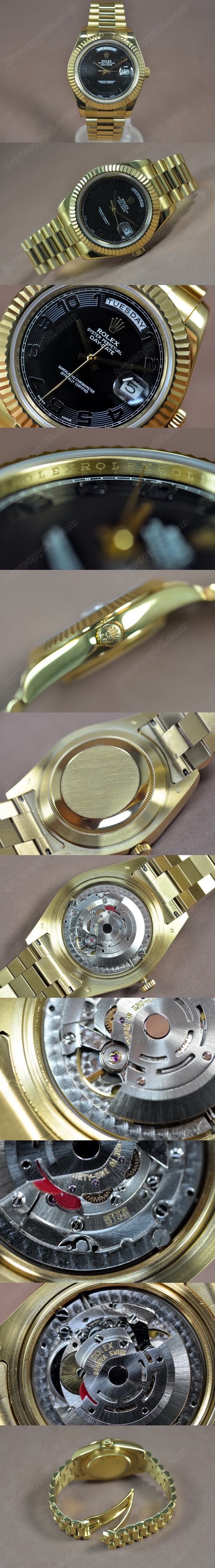 勞力士 Rolex Day Date 41mm Full Yellow Gold A3156 自動機芯搭載0