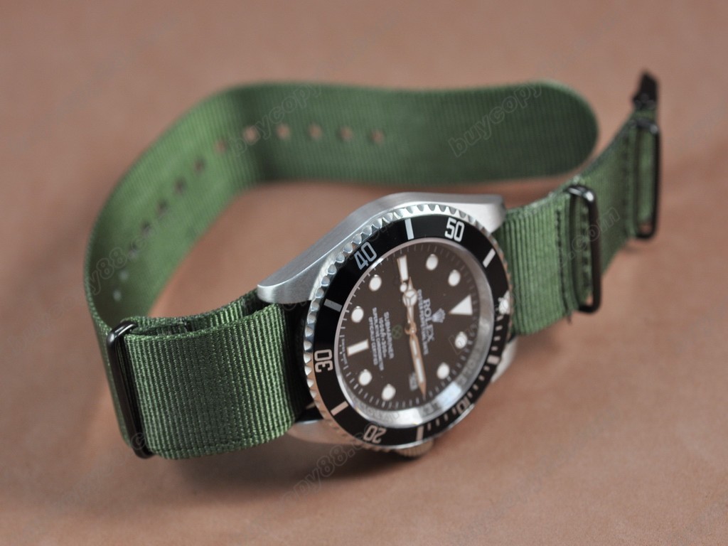 勞力士【男性用】Submariner SS Satin Strap Black Dial A-2836-2 自動機芯搭載5