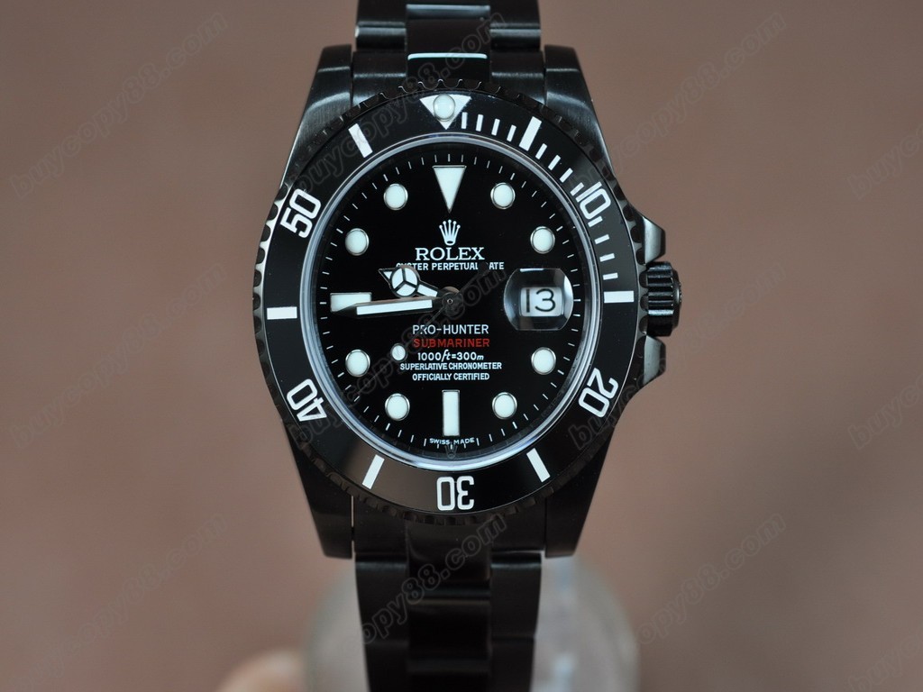 勞力士【男性用】Pro Hunter Ceramic Bel Black Dial A2836-2 自動機芯搭載8