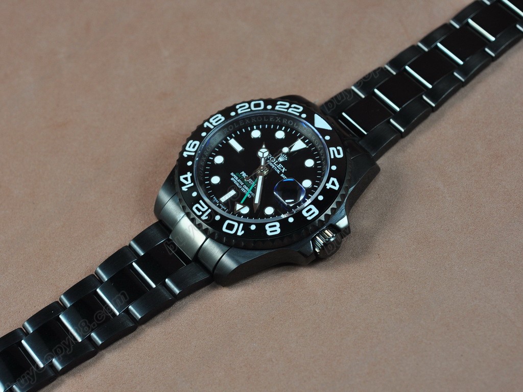 勞力士【男性用】Pro Hunter GMT Master II PVD Black Ceramic Bez A-2836-2 自動機芯搭載2