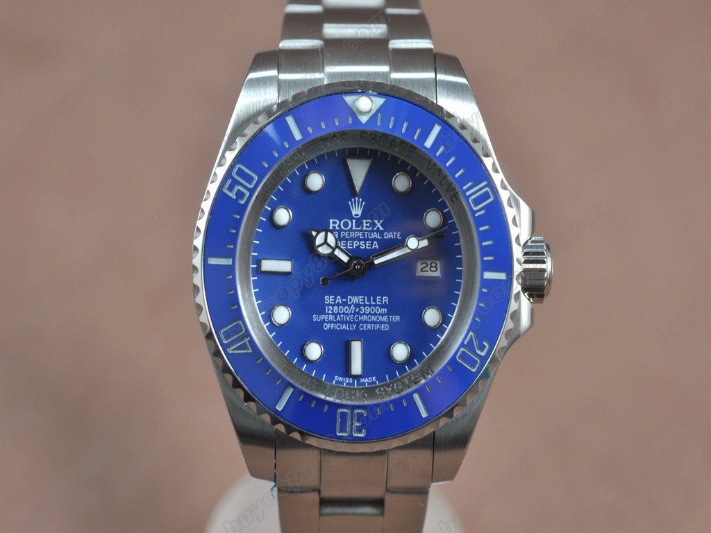勞力士【男性用】 Deep Sea SS/Ceramic Blue Asian 2836-2 自動機芯搭載8