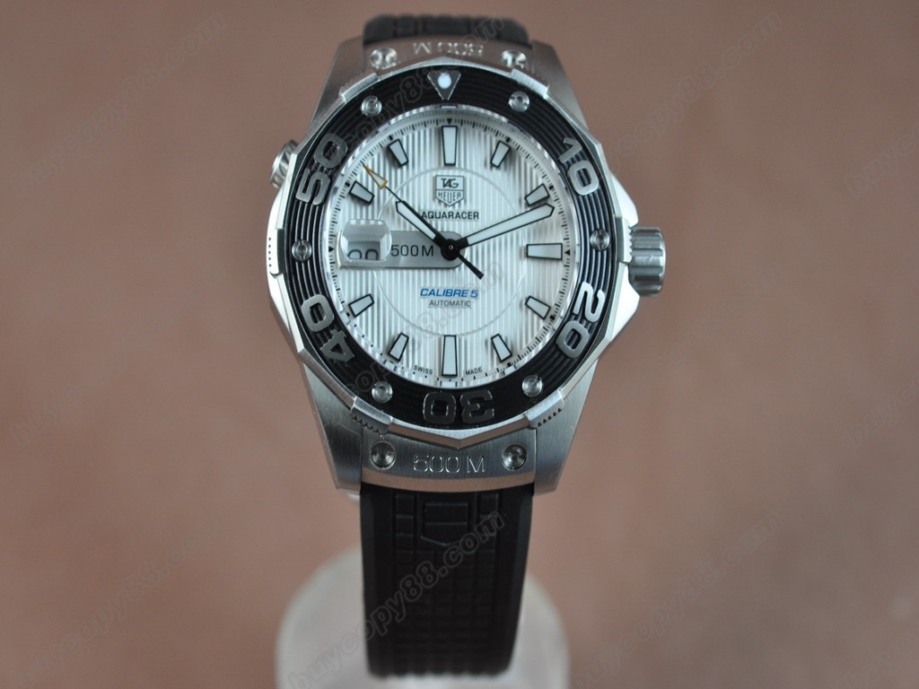 豪雅【男性用】Aquaracer 500m Automatic SS/RU  Swiss Eta 2824自動機芯搭載0