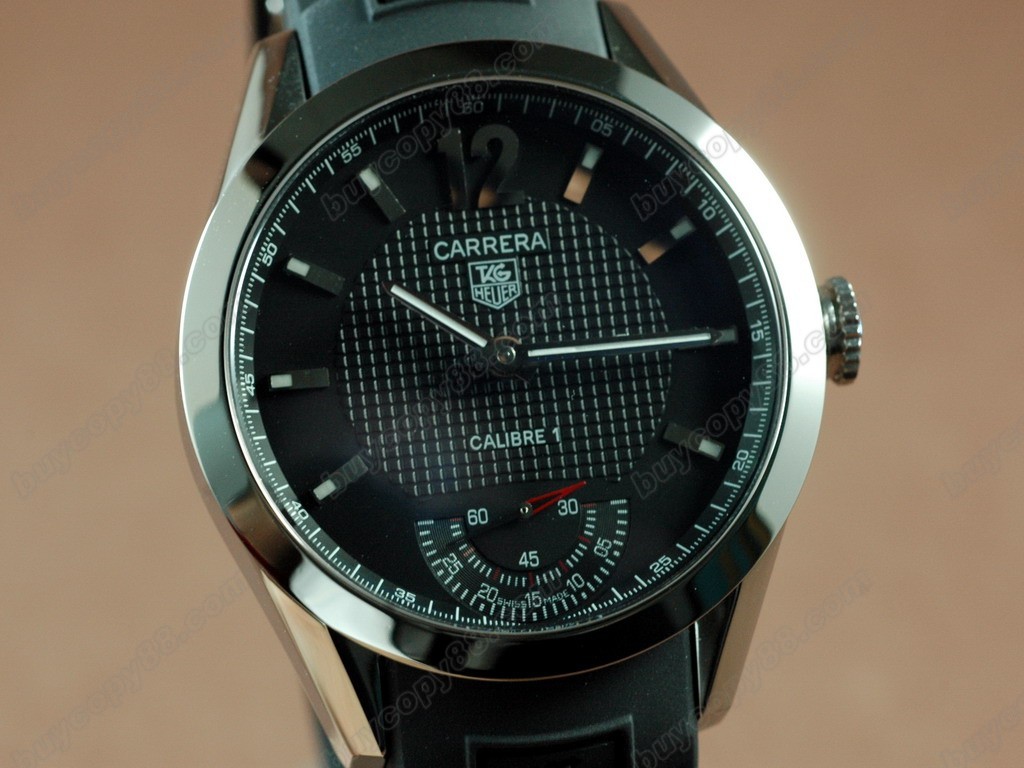 豪雅【男性用】 Calibre 1 Vintage PVD/RU Black Asia 6498 手上鏈搭載8