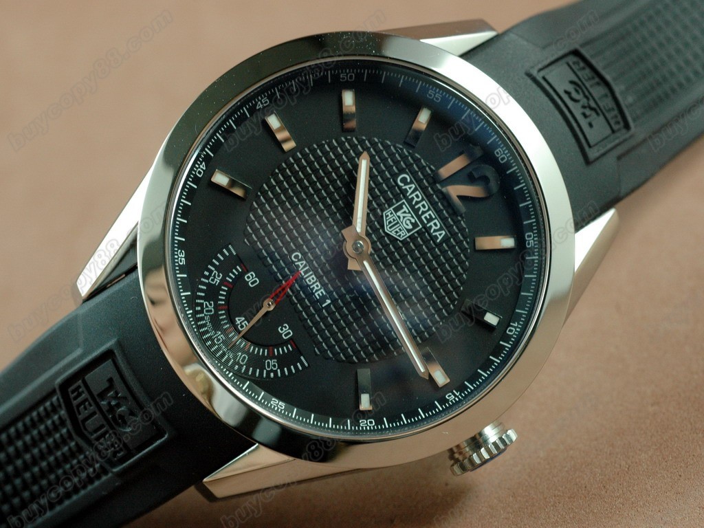 豪雅【男性用】 Calibre 1 Vintage PVD/RU Black Asia 6498 手上鏈搭載7