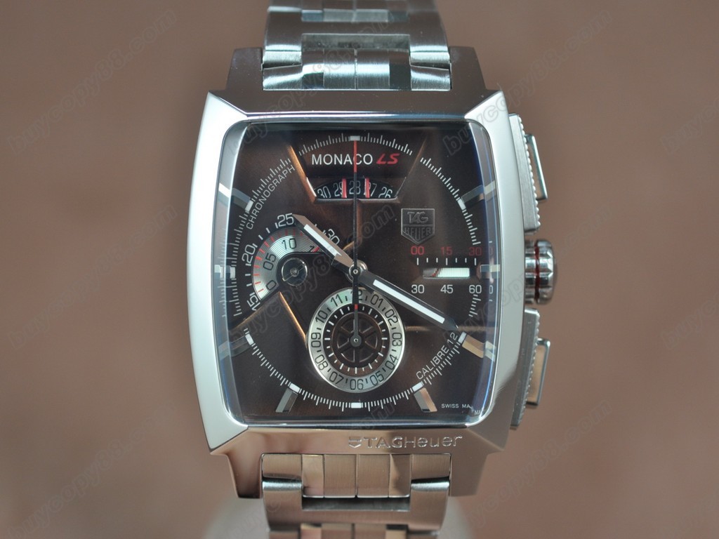 豪雅【男性用】Monaco SL Chrono SS/SS Brown dial A-7750 自動機芯搭載7