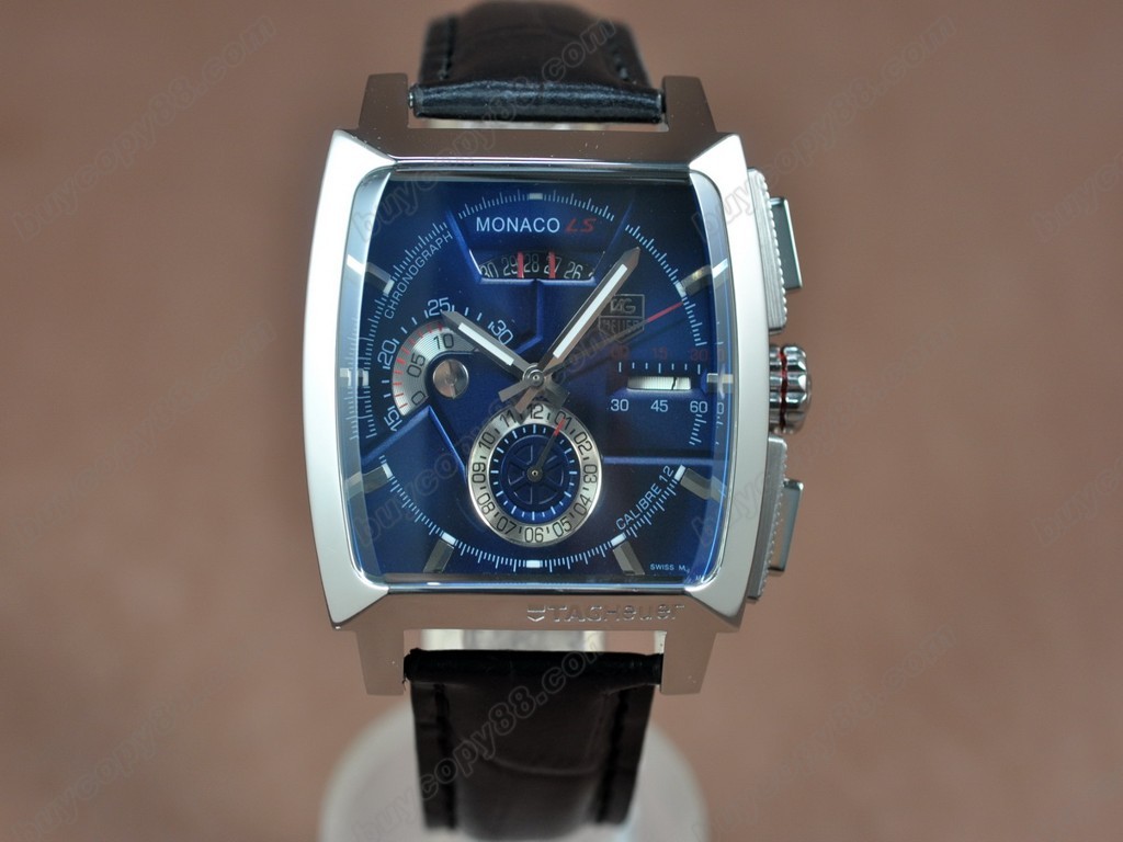 豪雅【男性用】 Monaco SL Chrono SS/LE Blue dial A-7750 自動機芯搭載8