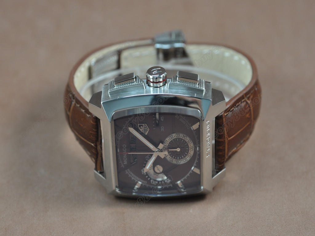 豪雅【男性用】 Monaco SL Chrono SS/LE Brown dial A-7750 自動機芯搭載6