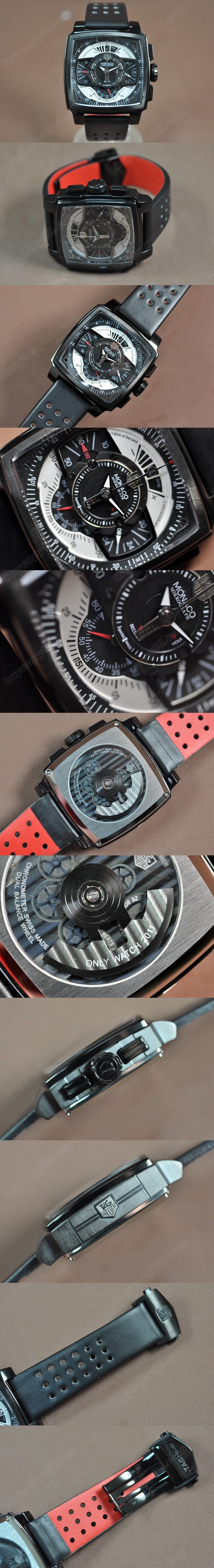 豪雅錶Tag Heuer Monaco SS/LE Jap-VD56 石英機芯搭載0