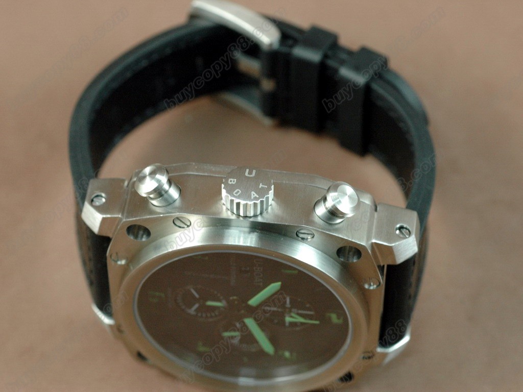 優寶【男性用】 Thousands of Feet Chrono SS/LE Black/Green A-7750自動機芯搭載．28800bph 振動2