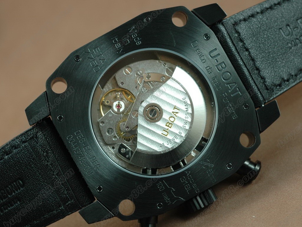 優寶【男性用】 Thousands of Feet Chrono PVD/LE Black/Orange A-7750自動機芯搭載．28800bph 振動　 10