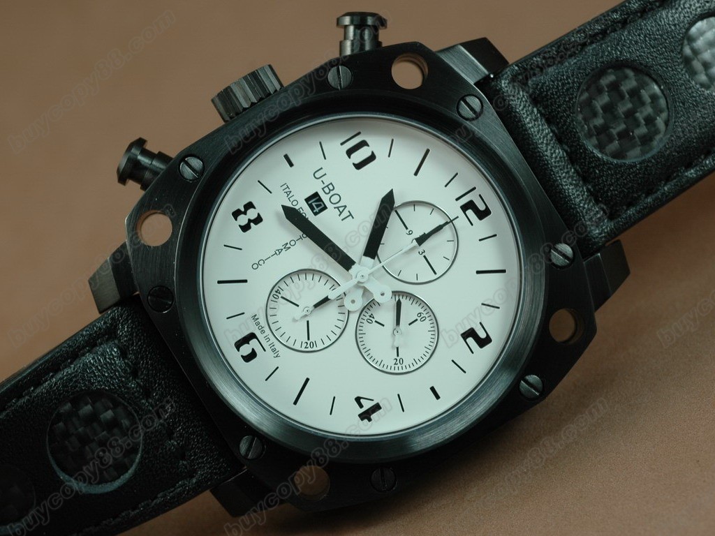 優寶【男性用】Thousands of Feet Chrono PVD/LE Black/White  A-7750 自動機芯搭載3