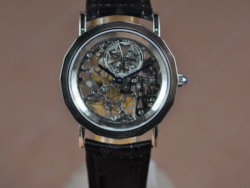 江詩丹頓　【男性用】 Skeletonised Minute Repeater SS Manual 手上鏈搭載6