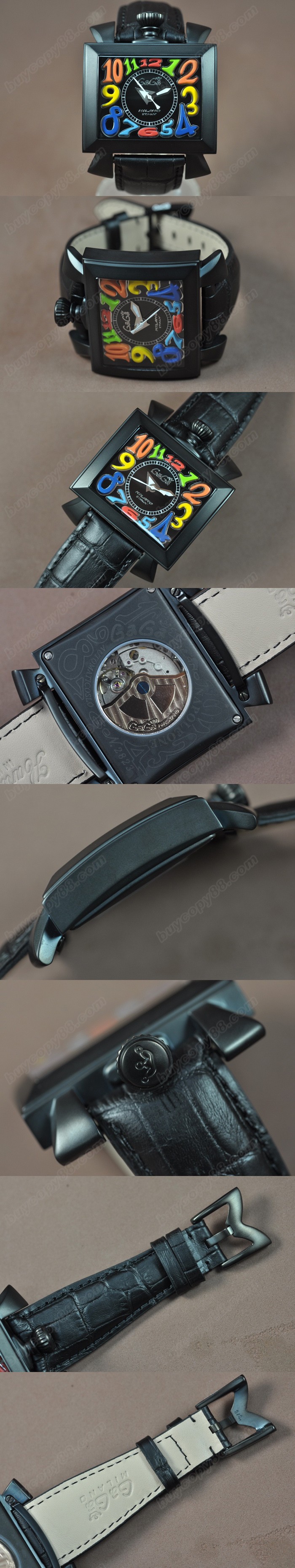 女神卡卡 GaGa Milano Napoleone PVD/LE Asian 2813 自動機芯搭載0