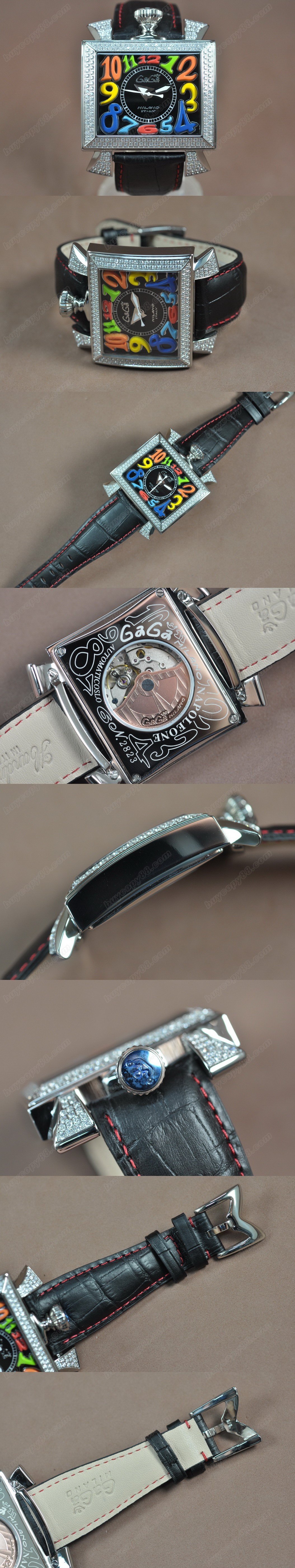 女神卡卡 GaGa Milano Napoleone SS/LE Diam Bel Asian 2813 自動機芯搭載0