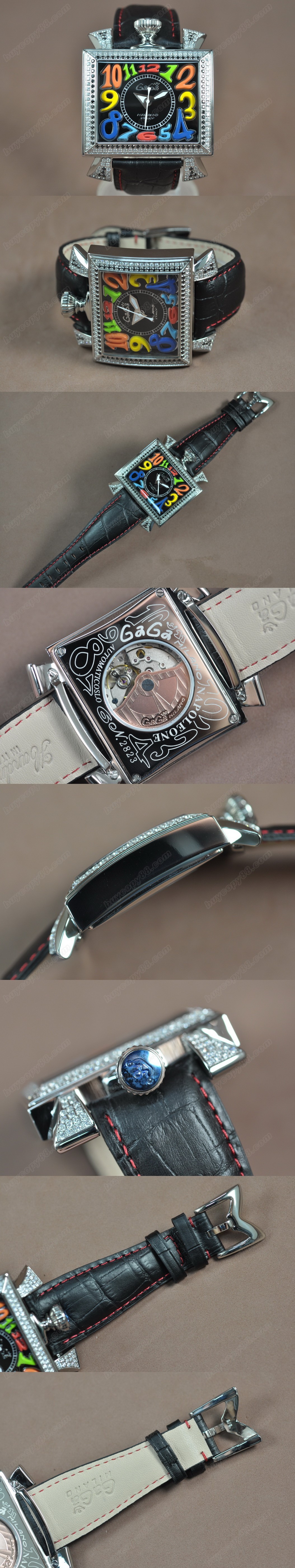 女神卡卡 GaGa Milano Napoleone SS/LE Diam Bel Asian 2813 自動機芯搭載0