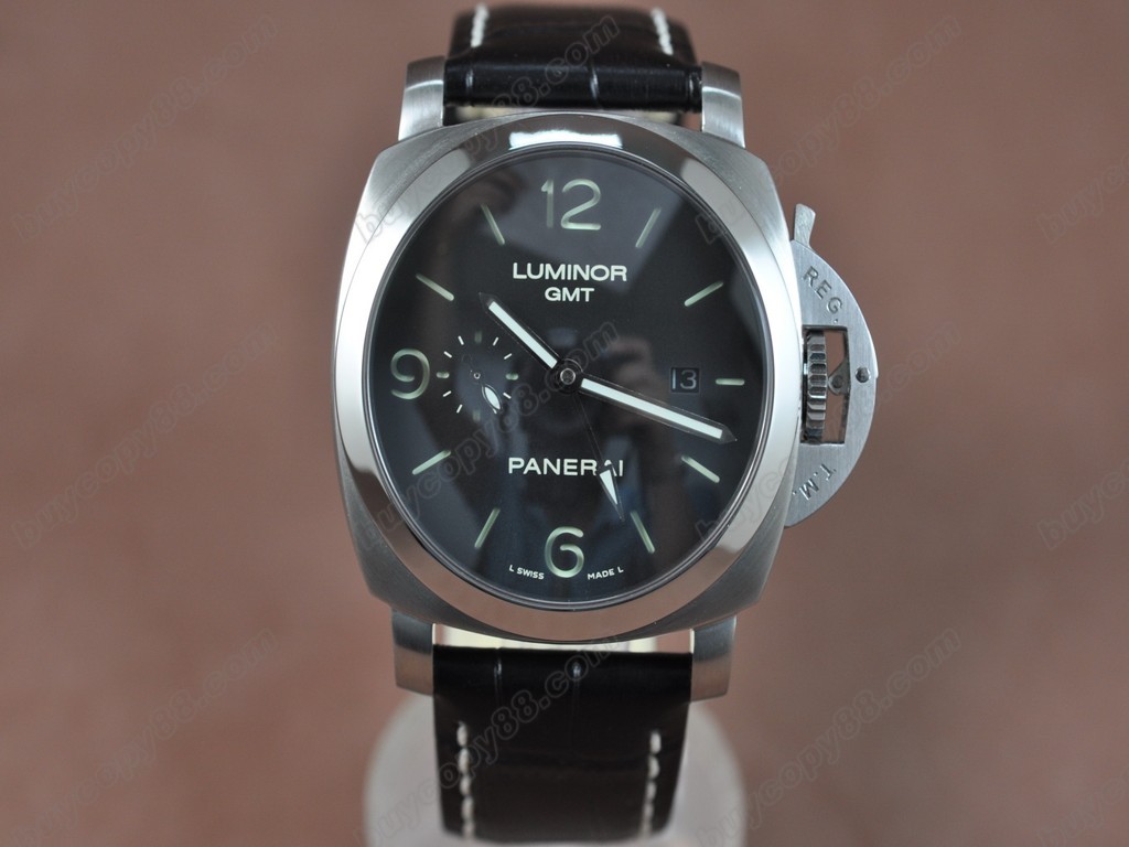 沛納海【男性用】 Luminor Marina 44mm SS/LE Black dial Asia21J 自動機芯搭載7