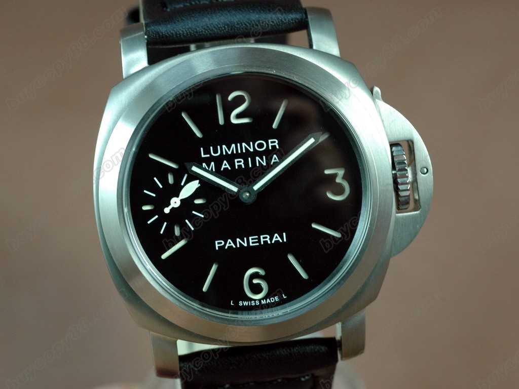 沛納海【男性用】 Luminor Marina 44mm Ti Black Dial 手上鏈搭載8